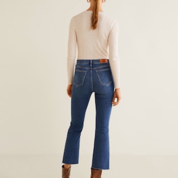 Cropped Flare Jeans Mango Jean Cropped Mango Sienna Flare Crop